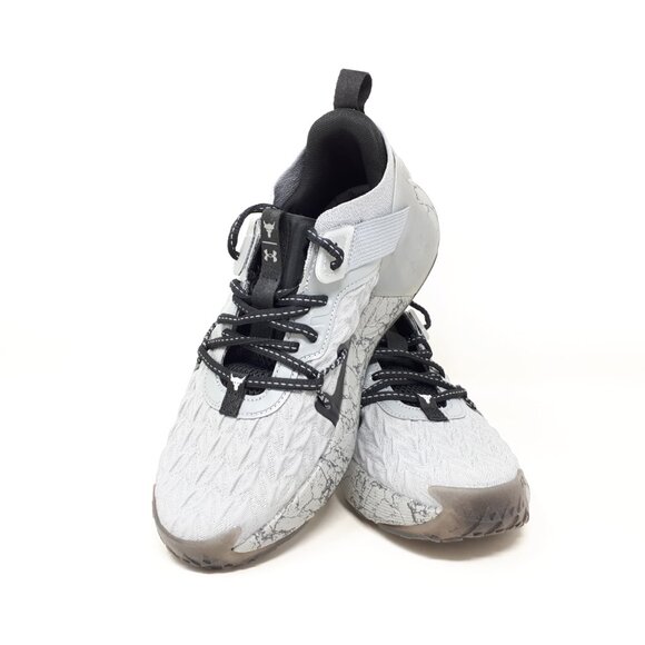 Under Armour Project Rock 6 Gym Training Shoe Sneaker Gray Mens 7 / Womens 8.5 - Picture 11 of 12